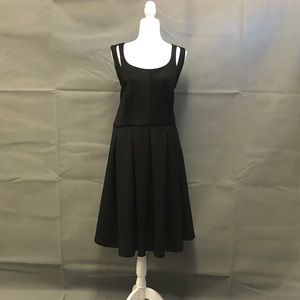 Eloquii Black Fit & Flare Dress